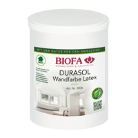 DURASOL Wandfarbe Latex weiß, seidenglänzend, lösemittelfrei
